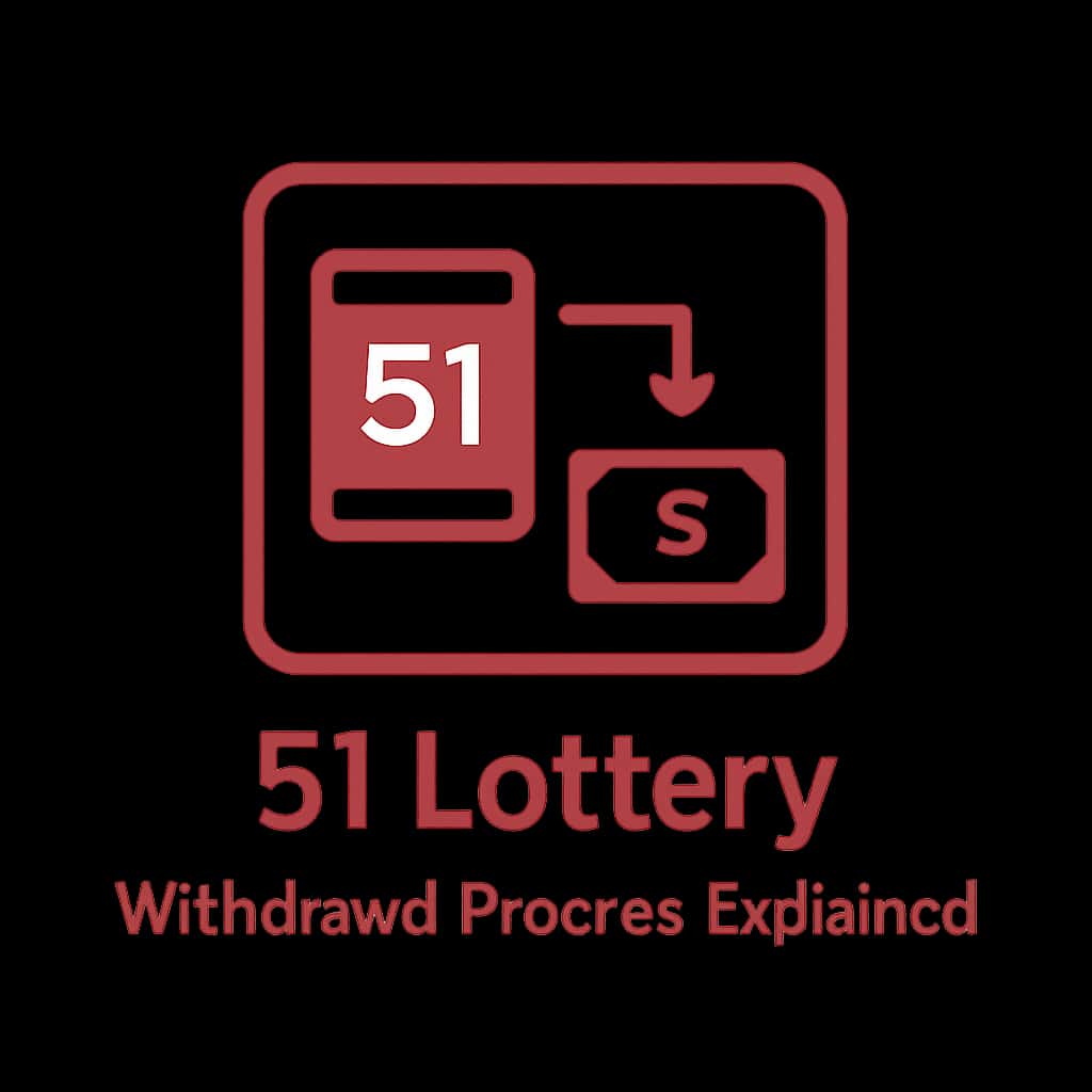 A badge representing support for the 51 Lottery withdrawal process.