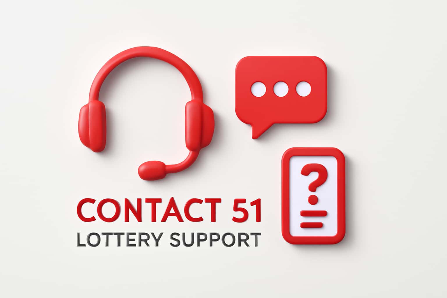 Contact 51 Lottery Support Interface