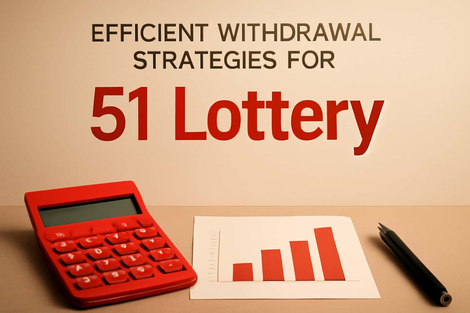 A conceptual image illustrating withdrawal strategies for 51 Lottery.