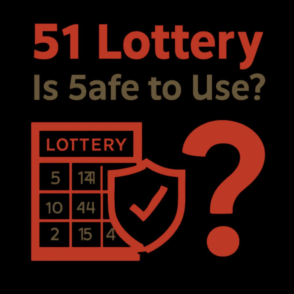 An educational illustration detailing security measures related to '51 Lottery'.